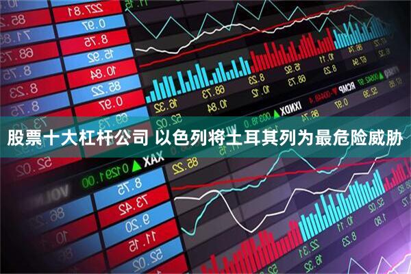 股票十大杠杆公司 以色列将土耳其列为最危险威胁